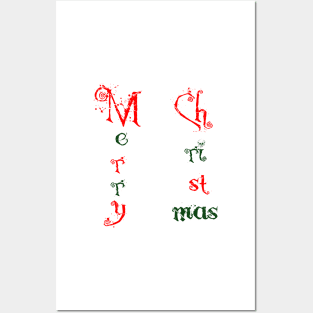 merry christmas Posters and Art